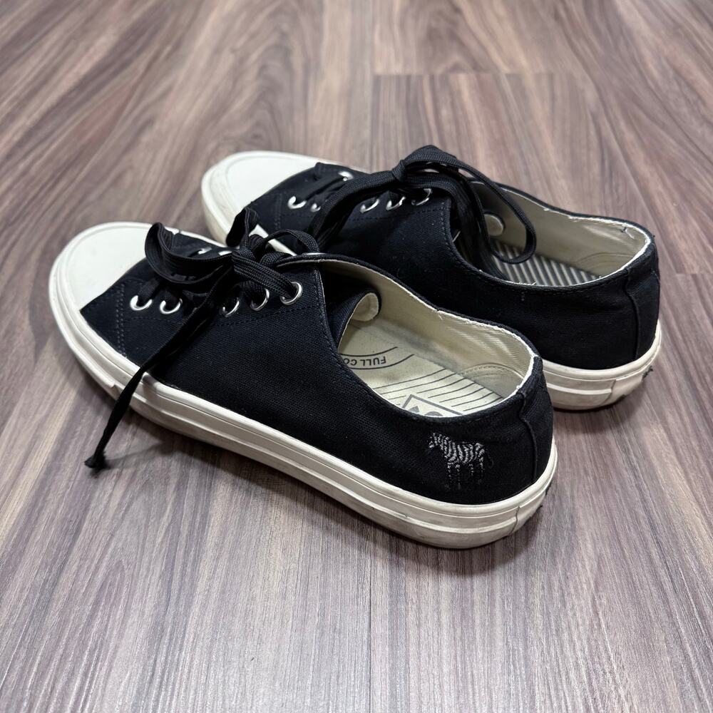 Paul Smith Black Zebra Motif Canvas Sneakers | EU 41